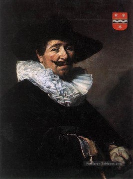 Portrait d’Andries Van Der Horn Siècle d’or néerlandais Frans Hals Peinture à l'huile